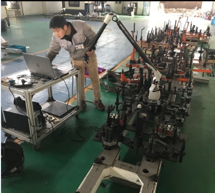 上汽南京大众总装输送线检验中